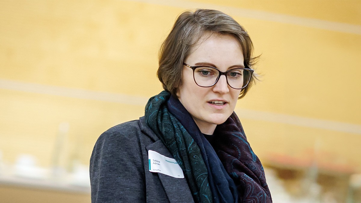 Sabine Adrian, Strategic Sustainability Professional at Schaeffler, explains in the podcast how Schaeffler is concretely implementing the principles of the circular economy.