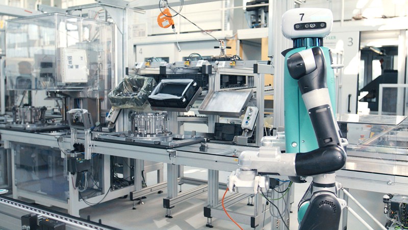 Simulated data from NVIDIA Omniverse helps to optimize the work of robots.